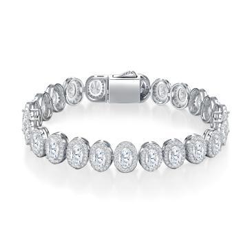 Signature Multi-Row Moissanite Tennis Bracelet - GLIMZI LOOP