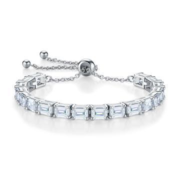 Signature Double-Row Moissanite Tennis Bracelet - GLIMZI LOOP