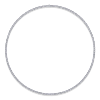 Sleek Fine-Line Moissanite Necklace - GLIMZI LOOP